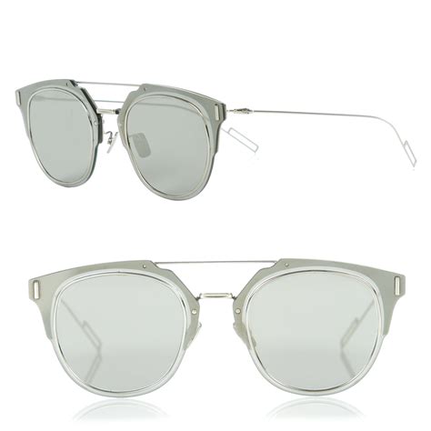 dior composit 1.0 sunglasses silver|Christian Dior Composit 1.0 Sunglasses Silver Metal 100 UV.